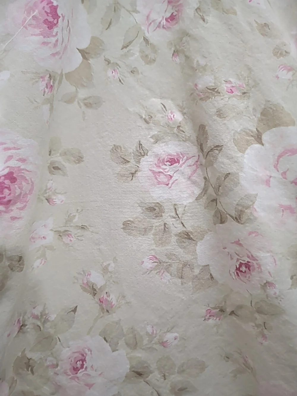 Simply Shabby Chic Pink Rose Floral Reversible Standard Pillowcase Set of 2